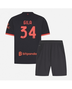 AC Milan Mario Gila #34 Maglia Gara Terza Repliche 2026-27 Bambino Maniche Corte AC Milan Mario Gila #34 Maglia Gara Terza Repliche 2026-27 Bambino Maniche Corte